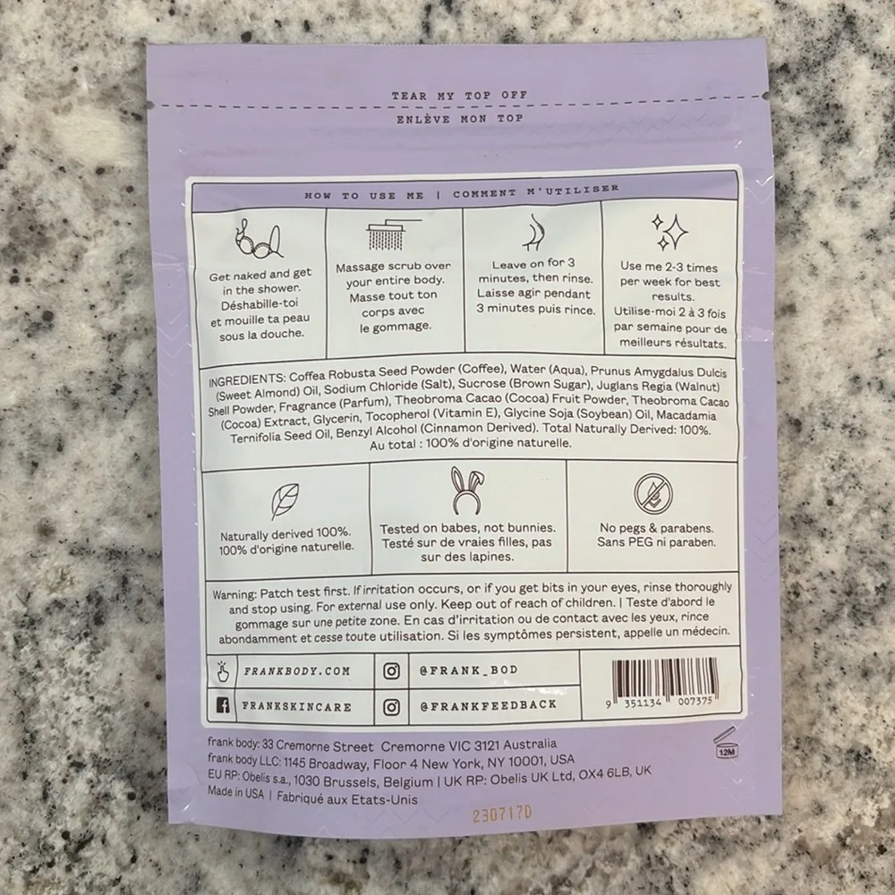 frank body Cacao Coffee Scrub - Picture 4 of 4